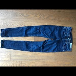 Rag and Bone Indigo Blue Skinny Jeans